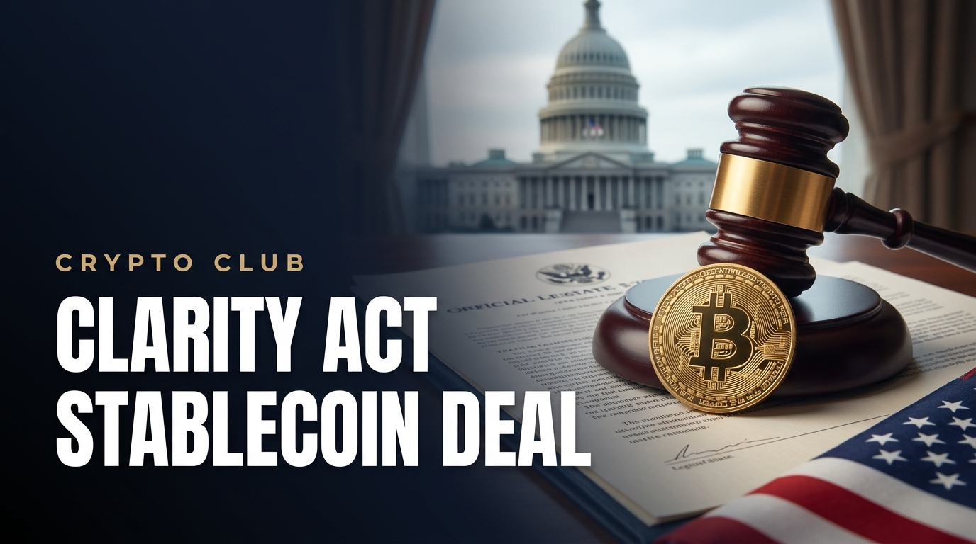 White House Signals Breakthrough on the CLARITY Act as Stablecoin Standoff Nears Resolution