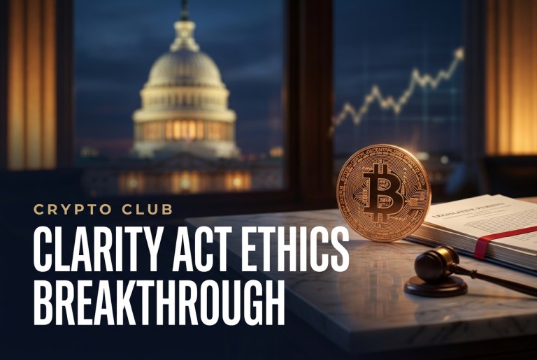 White House Ethics Deal Revives CLARITY Act, Sends Bitcoin To A 5-Week High