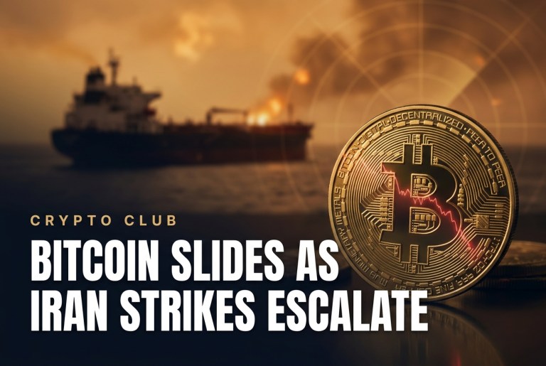 Bitcoin Slides Below K As Fresh US Strikes On Iran Spark Risk-Off Rout