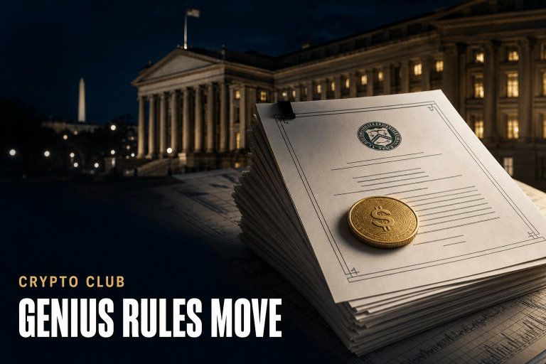 Treasury Opens the GENIUS Rulebook