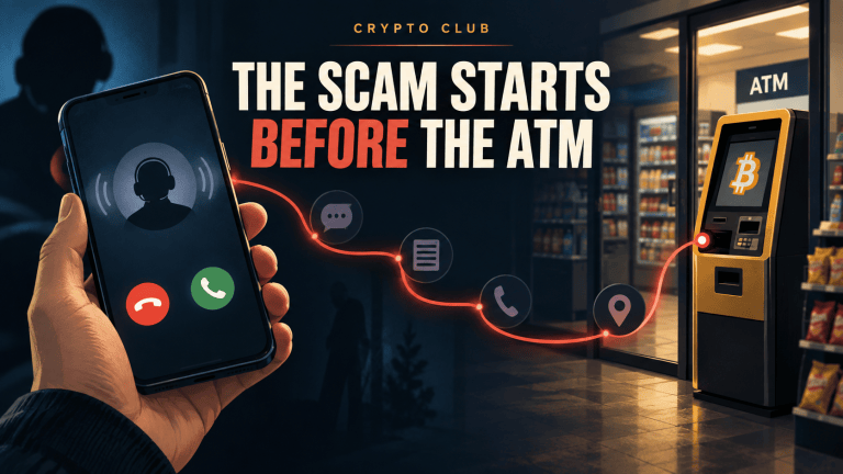 The Crypto ATM Scam That Starts Before You Reach the Store