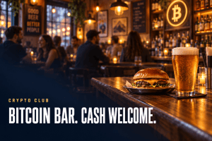 Inside the Bitcoin Bar Where You Don’t Need Bitcoin Inside the Bitcoin Bar Where You Don’t Need Bitcoin