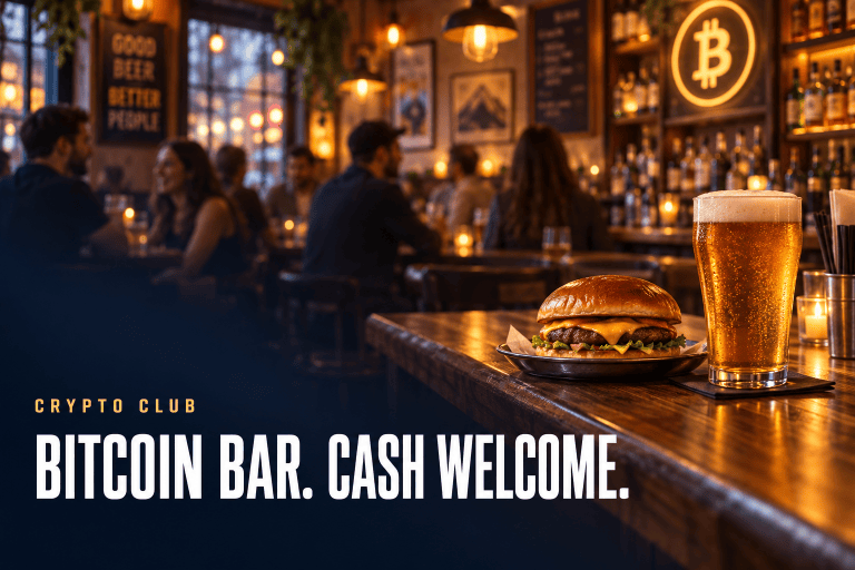 Inside the Bitcoin Bar Where You Don’t Need Bitcoin